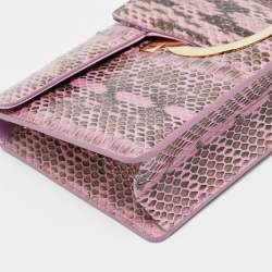 مملوكة مسبقًا حقيبة كلاتش سالفاتوري فيراغامو ثاليا بيثون ليلكي بسلسلة