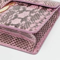 مملوكة مسبقًا حقيبة كلاتش سالفاتوري فيراغامو ثاليا بيثون ليلكي بسلسلة