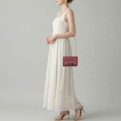 مملوكة مسبقًا حقيبة كتف سالفاتوري فيراغامو فارا بو جلد وردية