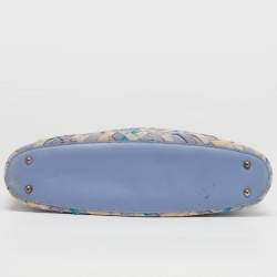 مملوكة مسبقًا حقيبة يد سالفاتوري فيراغامو شريط قماش منسوج لافندر/متعدد الألوان