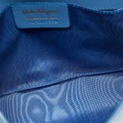 Pre Owned حقيبة كتف سالفاتوري فيراغامو جيني جلد مبطن أسود