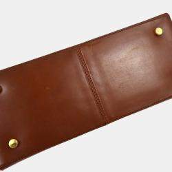 Pre Owned حقيبة يد سلفاتوري فيراغامو غانشيني بنية 2-طريقتين