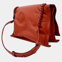 Pre Owned Salvatore Ferragamo Red Leather Viva shoulder bag