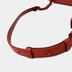 Pre Owned Salvatore Ferragamo Red Leather Viva shoulder bag