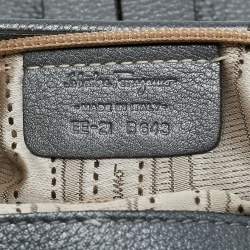 مملوكة مسبقًا Salvatore Ferragamo G Mediterraneo Metallic Leather Shoulder Bag