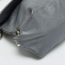 مملوكة مسبقًا Salvatore Ferragamo G Mediterraneo Metallic Leather Shoulder Bag