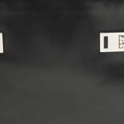 Pre Owned Salvatore Ferragamo Gancini Black Smooth Leather Tote