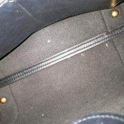 Pre Owned حقيبة يد علوية للسفر سالفاتوري فيراجامو غانشيني جلد أسود