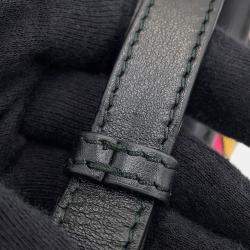 مملوكة مسبقًا Ferragamo Gancini 2Way Shoulder Bag Black/Multicolor Leather