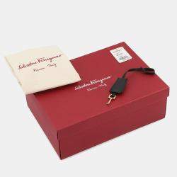 مملوكة مسبقًا Ferragamo Gancini 2Way Shoulder Bag Black/Multicolor Leather