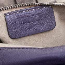 Pre Owned Salvatore Ferragamo Dark Beige Karung Clutch