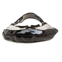 مملوكة مسبقًا حقيبة سالفاتوري فيراغامو ميس فارا جلد لامعة سوداء