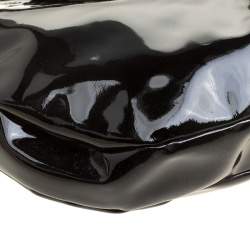 مملوكة مسبقًا حقيبة سالفاتوري فيراغامو ميس فارا جلد لامعة سوداء