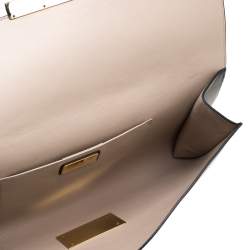 Pre Owned Salvatore Ferragamo Black Leather Afef Gancio Clutch