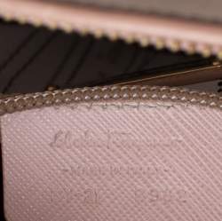 Salvatore Ferragamo Blush Pink Leather Small Briana Tote