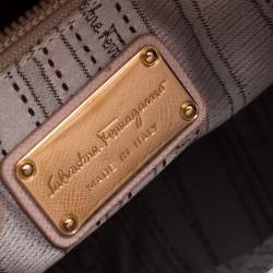 Salvatore Ferragamo Blush Pink Leather Small Briana Tote