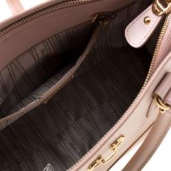 Salvatore Ferragamo Blush Pink Leather Small Briana Tote
