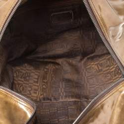 مملوكة مسبقًا حقيبة سالفاتوري فيراغامو جلد أخضر زيتوني لامع