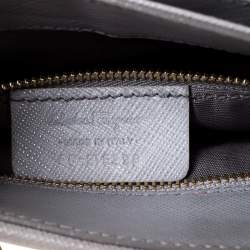 مملوكة مسبقًا Salvatore Ferragamo Light Grey Leather Tracy Tote