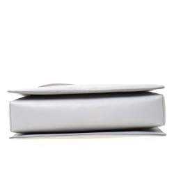 مملوكة مسبقًا Salvatore Ferragamo Light Grey Leather Tracy Tote