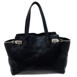 Ferragamo, Travel black tote bag