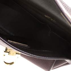 مملوكة مسبقًا Salvatore Ferragamo Burgundy Sofia Leather Top Handle Bag