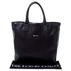 Pre Owned حقيبة يد سالفاتوري فيراغامو جلد أسود