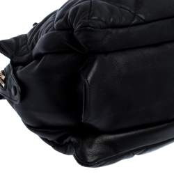 مملوكة مسبقًا Salvatore Ferragamo Black Quilted Leather Ginette Chain Shoulder Bag