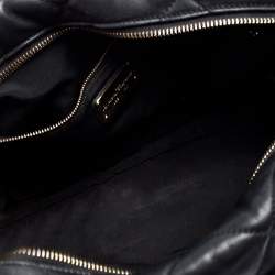 مملوكة مسبقًا Salvatore Ferragamo Black Quilted Leather Ginette Chain Shoulder Bag