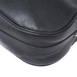Pre Owned Salvatore Ferragamo Black Leather Hobo