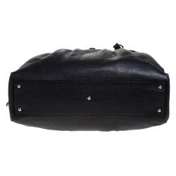 Pre Owned حقيبة سالفاتوري فيراغامو ساتشيل جلد أسود