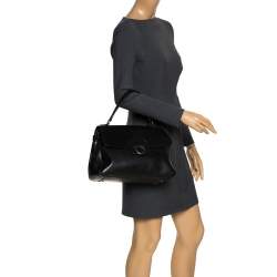 مملوكة مسبقًا حقيبة سالفاتوري فيراغامو غانسيني جلد أسود