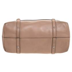 Salvatore Ferragamo Beige Leather Tote