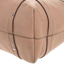 Salvatore Ferragamo Beige Leather Tote