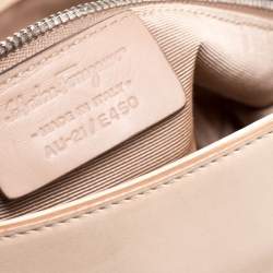 Salvatore Ferragamo Beige Leather Tote
