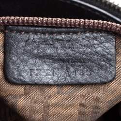 Pre Owned حقيبة سالفاتوري فيراغامو "ماريسا" ساتشيل جلد أسود