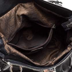 Pre Owned حقيبة سالفاتوري فيراغامو "ماريسا" ساتشيل جلد أسود