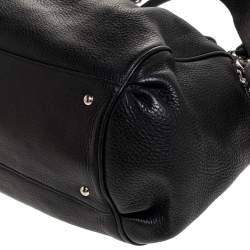 Pre Owned حقيبة سالفاتوري فيراغامو "ماريسا" ساتشيل جلد أسود