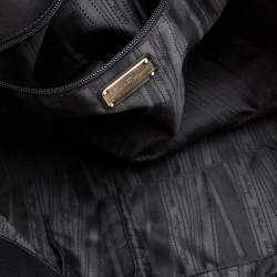 Pre Owned حقيبة يد سالفاتوري فيراغامو فيونكة فارا نايلون و ترتر أسود