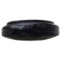 Salvatore Ferragamo Black Leather Hobo