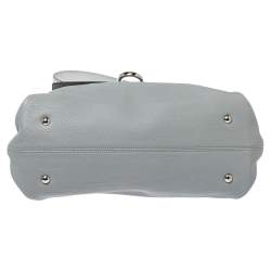 مملوكة مسبقًا حقيبة سالفاتوري فيراغامو سوفيا جلد رصاصي بيد علوية