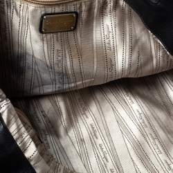 Pre Owned Salvatore Ferragamo Black Leather Tote