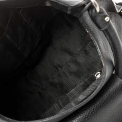 Pre Owned Salvatore Ferragamo Black Leather Fanisa Hobo