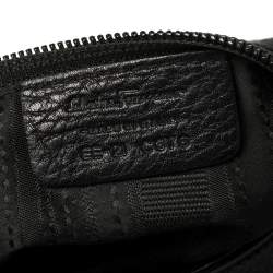 Pre Owned Salvatore Ferragamo Black Leather Fanisa Hobo