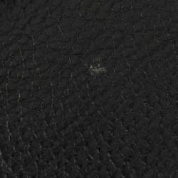 Pre Owned Salvatore Ferragamo Black Leather Fanisa Hobo