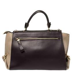Salvatore Ferragamo Multicolor Leather Large Sofia Top Handle Bag