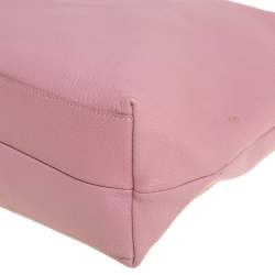 Pre Owned Salvatore Ferragamo Pink Leather Mika Tote