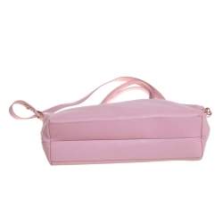 Pre Owned Salvatore Ferragamo Pink Leather Mika Tote