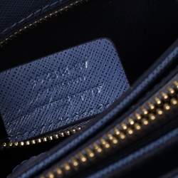 مملوكة مسبقًا حقيبة يد سالفاتوري فيراغامو فيونكة فارا جلد أزرق