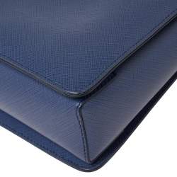 مملوكة مسبقًا حقيبة يد سالفاتوري فيراغامو فيونكة فارا جلد أزرق